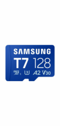 Paměťová karta Samsung T7 Micro SDXC 128GB/UHS-I U3 / Class 10, Modrá