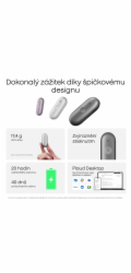 PLAUD Note Pin S Silver - AI hlasový záznamník + náramek a šňůrka na krk
