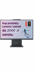 Lenovo IdeaCentre AIO 24ILL11 Ultra 7 256V 23,8" FHD IPS 250 nits 100 Hz AG 16 GB LPDDR5X-8533 SSD 512 Intel Arc Graphics 140V kamera 5,0 MP bez OS Luna Grey
