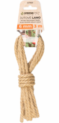 Lano Strend Pro Garden, jutové, přírodní, 6 mm, stáčené, L-3 m