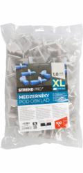Distančník XL Strend Pro, nivelační, pod obklad, 1.0 mm, 13-22 mm, bal. 100 ks, plast, šedý
