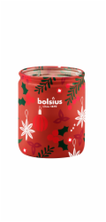 Svicka Bolsius True Glow, 82x68 mm, jablko/skorice, ve skle