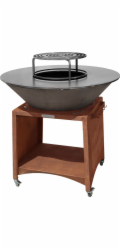 Gril Strend Pro Fiesta, provedeni rust, ocel, prumer 100 cm, s ohnistem