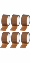 Páska Strend Pro, 48 mm, L-50 m, 45 µm OPP, balicí, lepicí, hnědá, bal. 6 ks