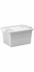 Box s vekom KIS Bi-Box S, 11 lit., biely, 26x36,5x19 cm