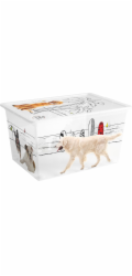 Box s vekom KIS C Style Pets XL, 50 lit., 39x55x31 cm