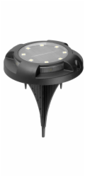 Strend Pro Strend Pro Kráterová lampa, 11x14 cm, solární, 12x SMD LED, AA, 2 ks