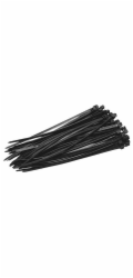 Páska Strend Pro CT66BL, 250x4,8 mm, 50 ks, černá, nylon, vázání