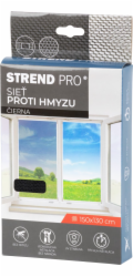 FlyScreen2 150x130 cm, síť proti hmyzu a komárům, na okno, černá PE