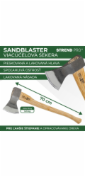 Sekera Strend Pro A613B Pískovačka 1250 g, dřevěná rukojeť 700 mm