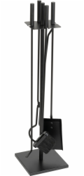 Sada Homefire FT075BA, 4-dílná, černá, 81 cm, krbové nářadí