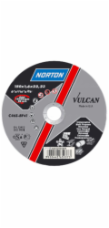 Kotouč NORTON Vulcan A 125x1,0x22 A60S-BF41, řezný na kov a nerez