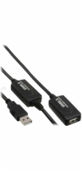 InLine USB kabel USB-A - USB-A 20 m černý (34613I)