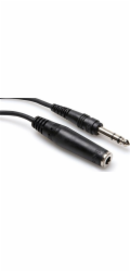 Hosa Kabel Jack 6,3 mm - Jack 6,3 mm 7,62 m černý (HPE-325)