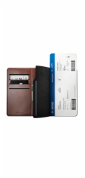 Nomad Leather Passport Wallet  Rustic Brown