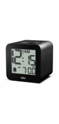 Braun BC 25 BP-DCF schwarz  Funkwecker mit Sprachausgabe