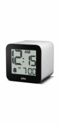 Braun BC 25 WP white  Quartz Alarm Clock with Voice