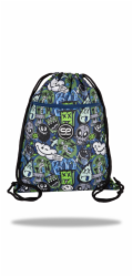 COOLPACK Sportovní taška MONSTER TEAM, černá/vícebarevná
