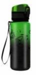COOLPACK Láhev na vodu GREEN/BLACK, plastová, 0,4 l