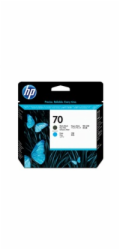 HP 70 Black matte + Cyan DJ Printhead, C9404A