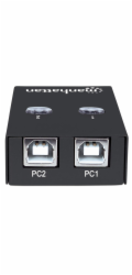 MANHATTAN USB 2.0 přepínač 2:1 (switch, 1 zařízení pro 2 PC)