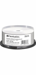 VERBATIM BD-R(25-pack)Blu-Ray/spindle/6x/25GB/Printable/No ID