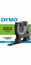 DYMO D1 Standard - White on Black - 19mm x 7m