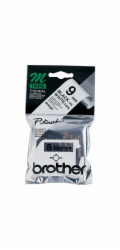 BROTHER Originální kazeta s páskou Brother M-K221BZ - černý tisk na bílé, šířka 9 mm