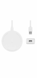 Belkin BOOST CHARGE™ Qi 10W Bezdrátová plochá nabíječka (bez adaptéru), bílá