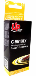Inkoust UPrint C-551XLY / CLI551Y XL (žlutý)