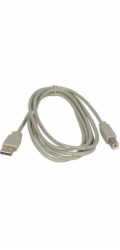 Logo kabelu USB USB-A – USB-B 5 m šedý (24120)