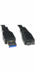 USB kabel Logo USB-A - microUSB 2 m Černý