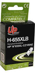 Inkoust UPrint H-655XLB / CZ109AE Ink, č. 655 (černý)