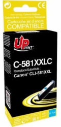 Inkoust UPrint Inkoust / inkoust kompatibilní s UPrint s CLI-581C XXL, azurová, 11,7 ml, C-581XXLC, velmi vysoká kapacita, pro Canon PIXMA TR7550, TR8550, TS6150