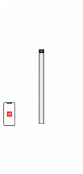 Yeelight Motion Sensor Closet Light A60-black,  2700K (teplá bílá)