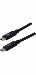 Logo kabelu USB USB-C - USB-C 1 m Černá