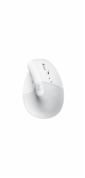 Logitech LIFT Left Vertical Ergonomic Mouse 910-006475 Logitech Lift Vertical Ergonomic Mouse - White Vertikální myš, optická, 6 tlačítek, bezdrátová, Bluetooth
