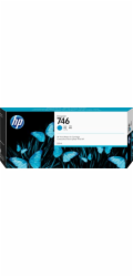 Inkoust HP P2V80A, HP 746 (azurová)
