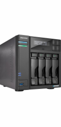Asustor NAS AS6704T / 4x 2,5"/3,5" SATA III/ Celeron N5105 2.0 GHz/ 4GB/ 2x 2.5GbE/ 4x M.2/ PCIe / 2x USB 3.2/ HDMI+IR