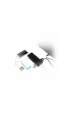tp-link UH720, USB 3.0, 7 portový Hub, 2x nabíjací port 2.4A Max, desktop prevedenie, napájací adaptér 12V/4.0A