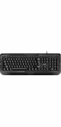 Genius klávesnice + myš Genius KB-118, americká klávesnice, klasická, voděodolný drátový typ (USB), černá