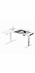 Ultradesk Herní stůl WINGER - bílý