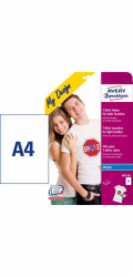 Přenosové fólie na trička Avery Zweckform na světlé látky, 5 listů