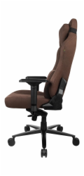 AROZZI herní židle VERNAZZA Supersoft Fabric Brown/ hnědá