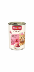ANIMONDA Carny Adult příchuť Hovězí krůta a krevety - mokré krmivo pro kočky - 400 g