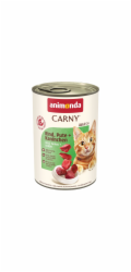 ANIMONDA Carny Adult Hovězí krůtí králík - mokré krmivo pro kočky - 400 g