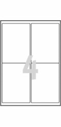 Avery Zweckform LABEL ZF L4774 99,1X139 A4 20 listů voda/80/ LABEL - L4774-20