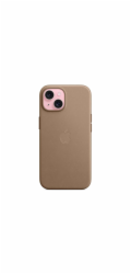 iPhone 15 FineWoven Case with MS - Taupe