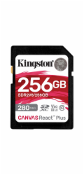 Kingston Canvas React Plus 256 GB SDXC (UHS-II U3, Class 10, V60, A1)