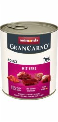 ANIMONDA GranCarno Adult se srdíčky - mokré krmivo pro psy - 800g